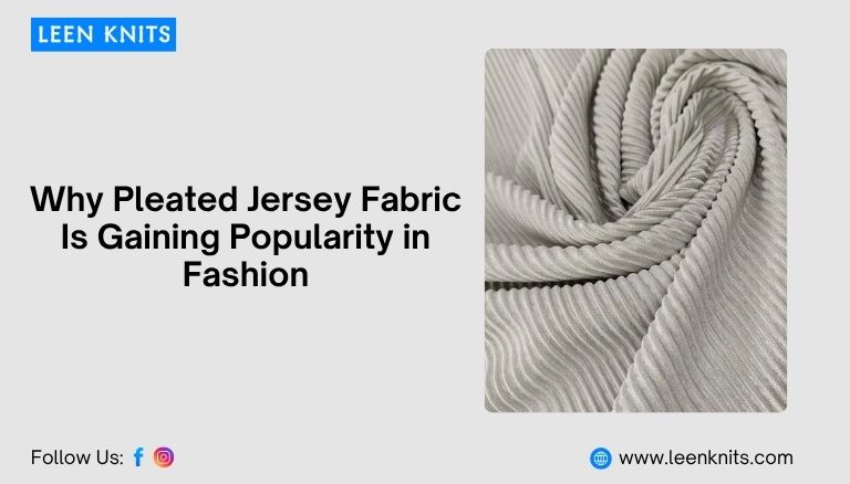 Pleated Jersey Fabric in Ludhiana