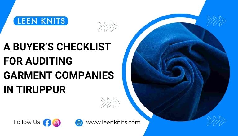 Garment Companies in Tiruppur